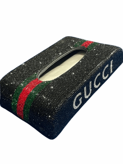 Luxury Gucci Car Tissue Box - Elegant Design for Stylish Vehicle Interiors